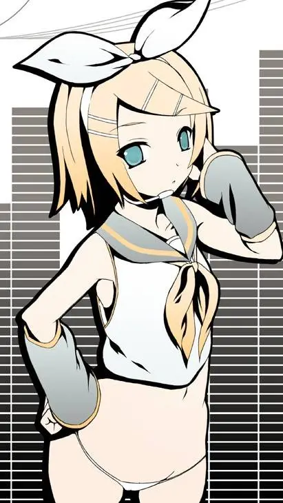 ai character: Kagamine Rin  background