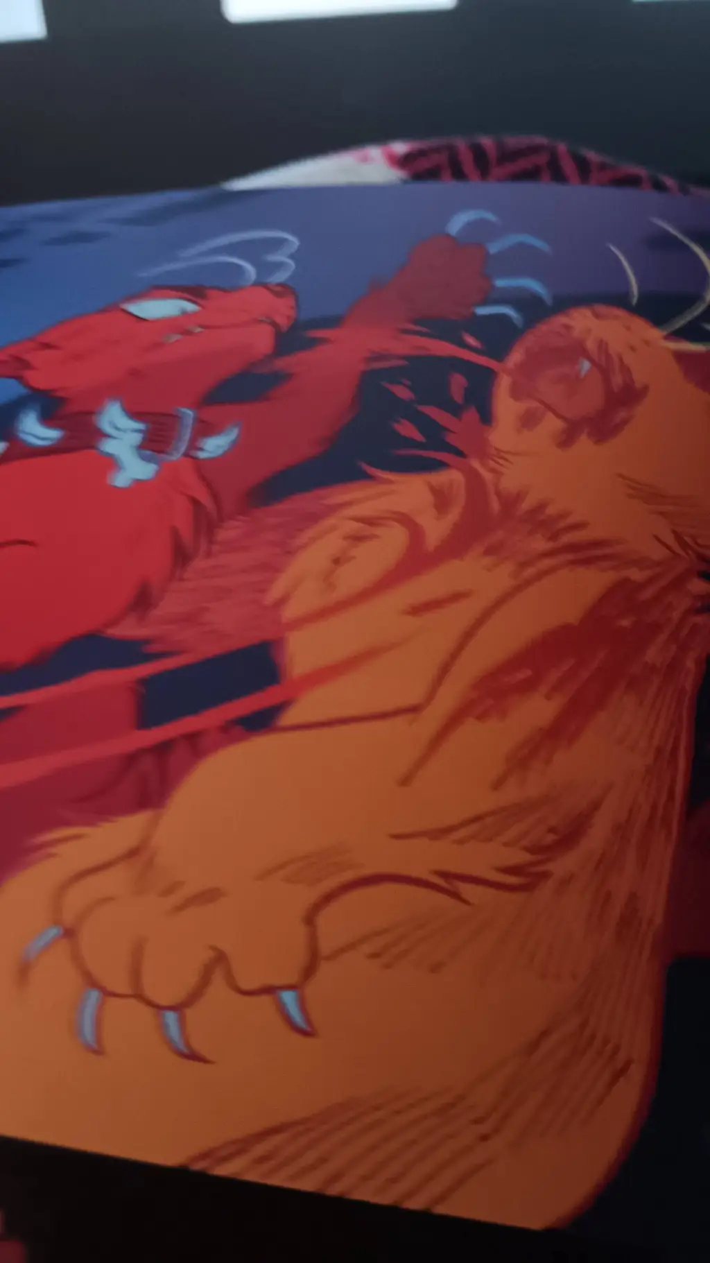 ai character: firestar  background