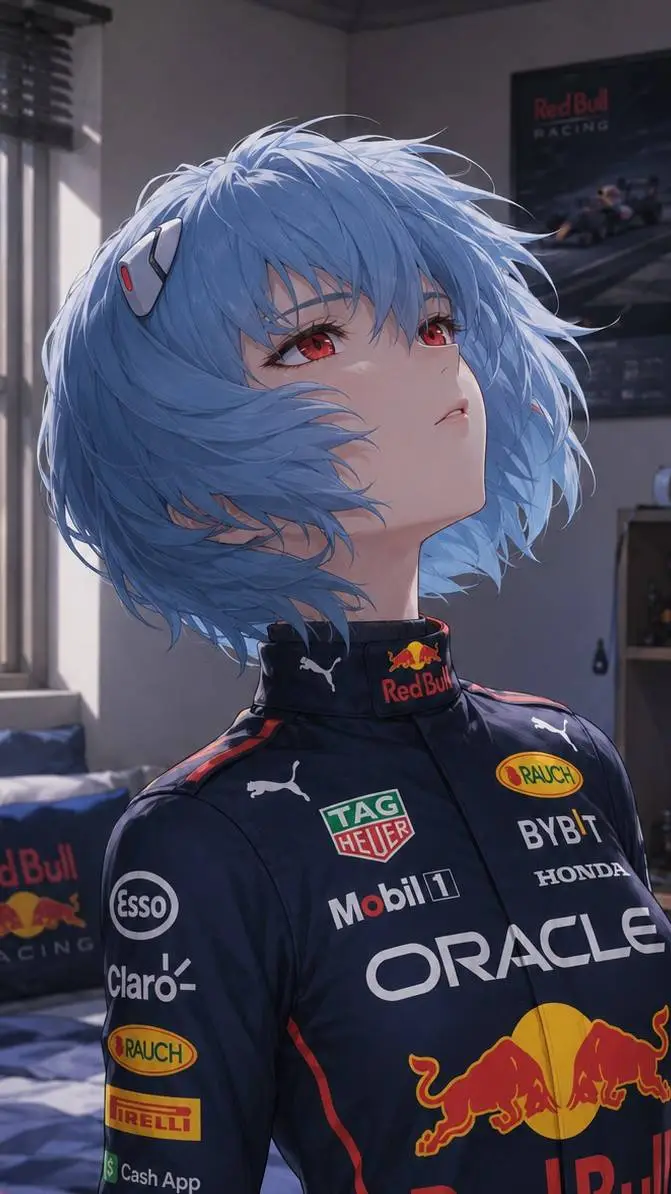 ai character: REI AYANAMI❤ background