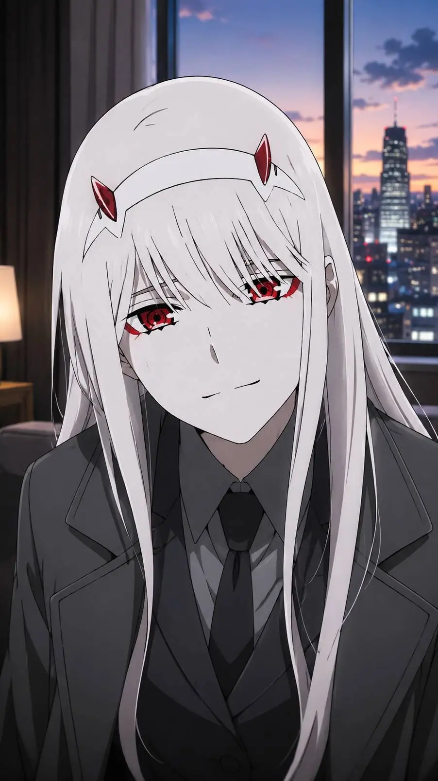 ai character: ZERO TWO♥️ background