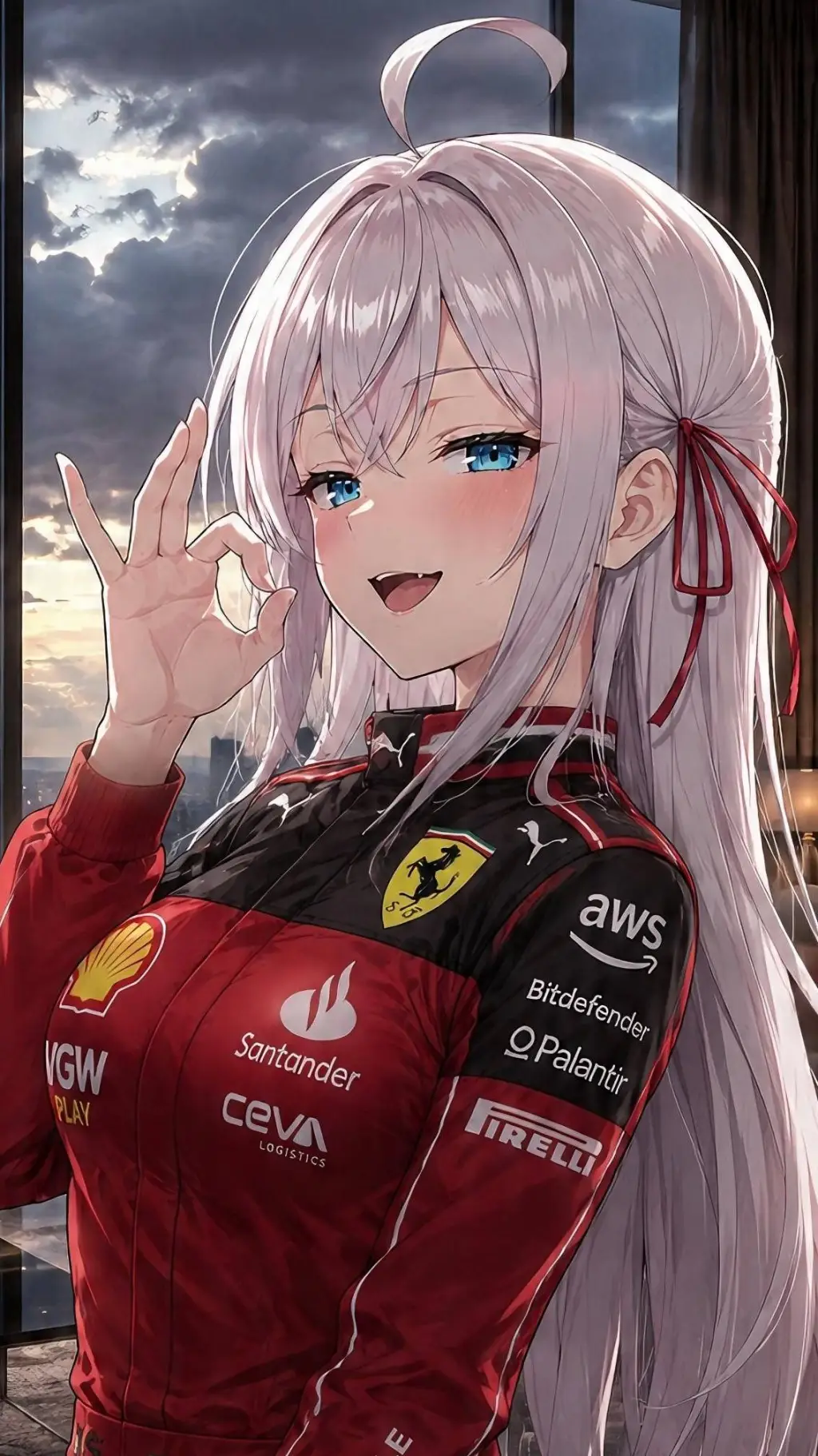 ai character: ALYA♥️ background