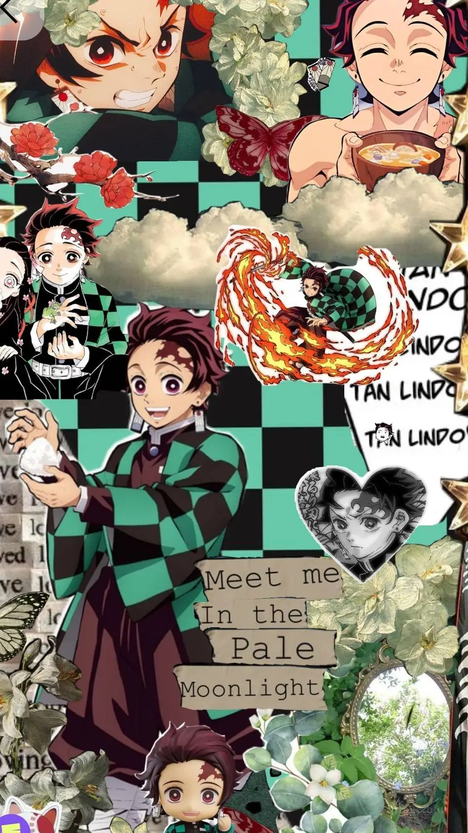ai character: TANJIRO KAMADO!!!! background