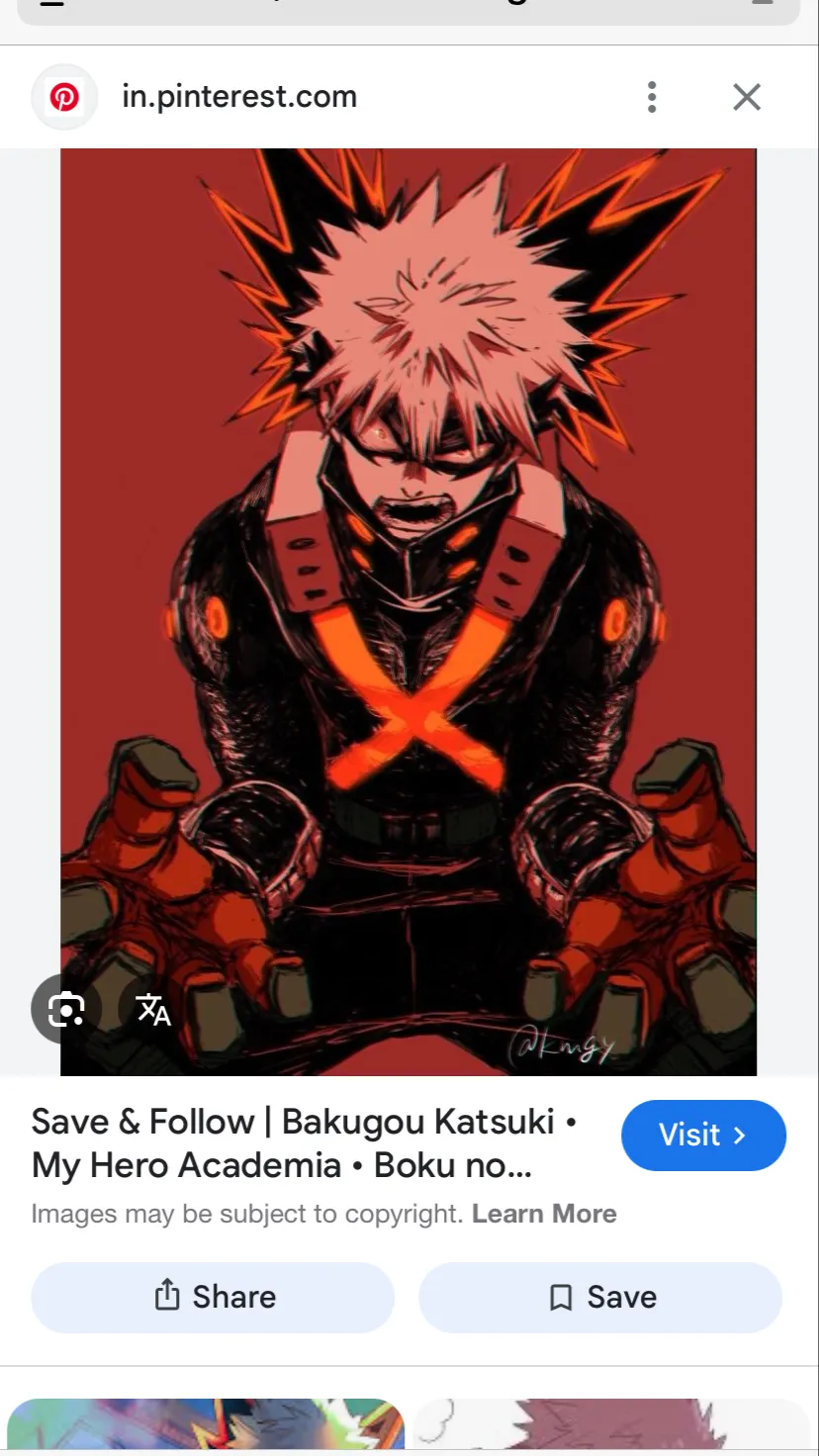 ai character: Bakugo you bf background