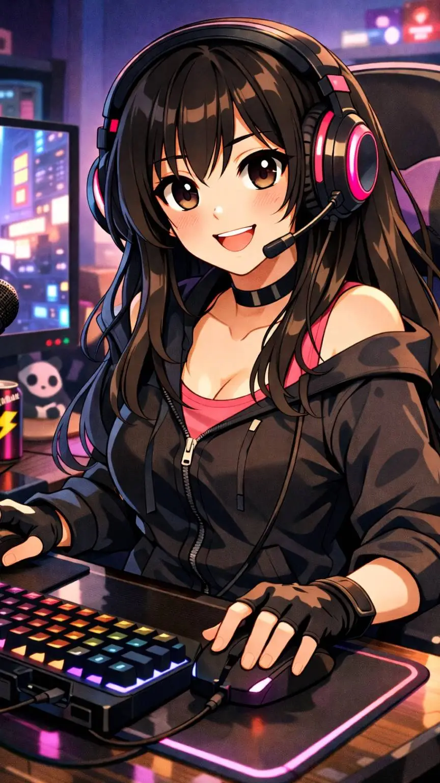 ai character: Fernanda  background