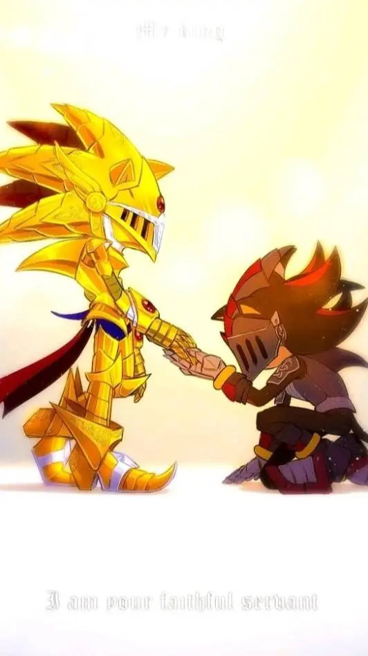 ai character: 👑K.Sonic&K.Shadow🌹 background