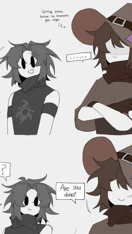 ai character: Azure x two time background