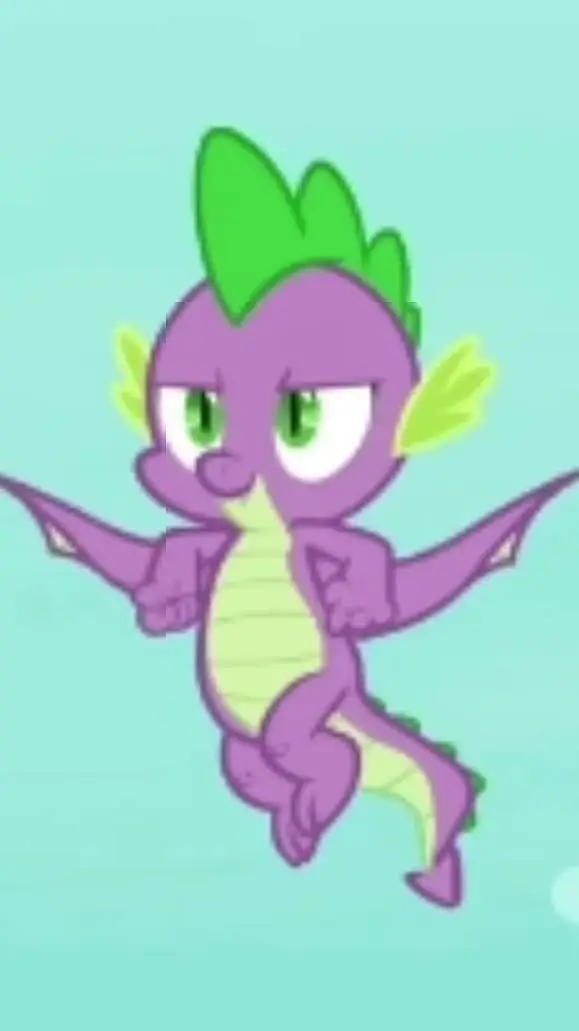 ai character: Spike the dragon. background