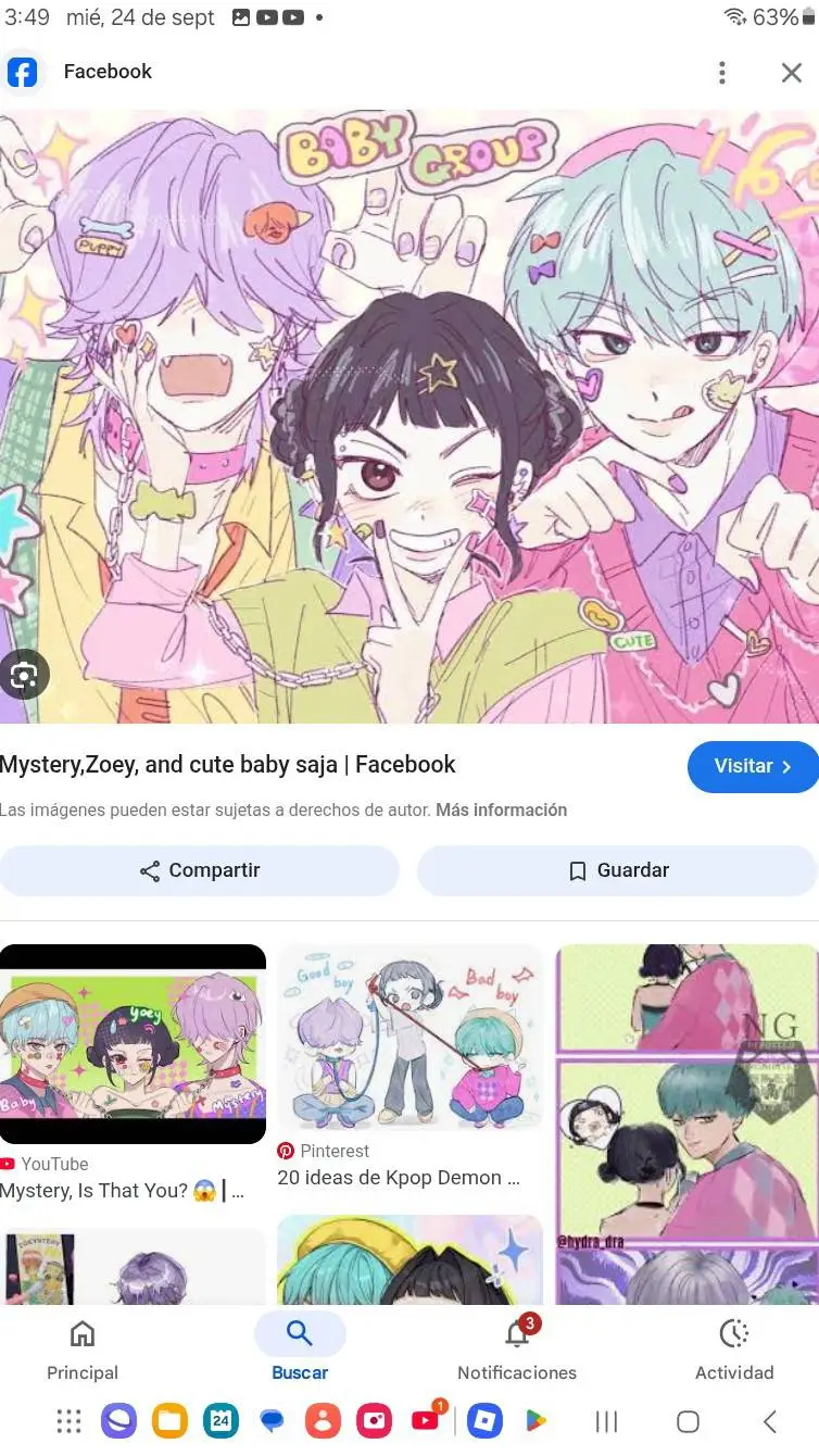 ai character: beby mystery zoey background