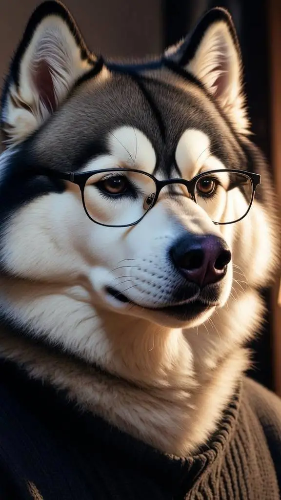 ai character: Husky Daughter background