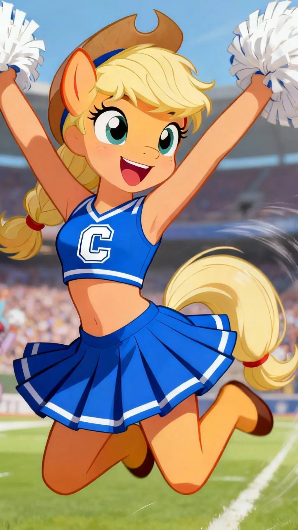ai character: APPLEJACK  background