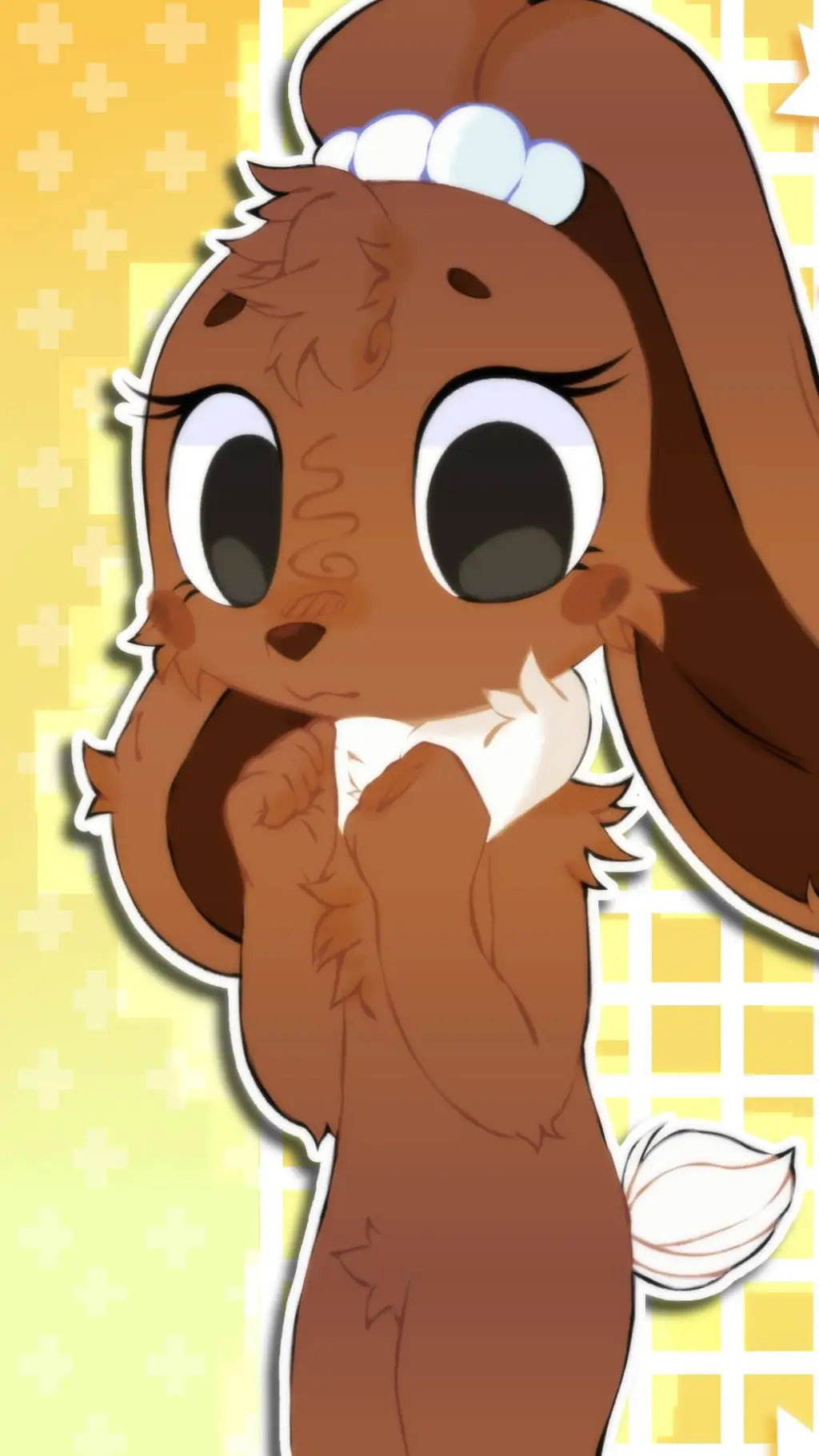 ai character: Cocoa  background