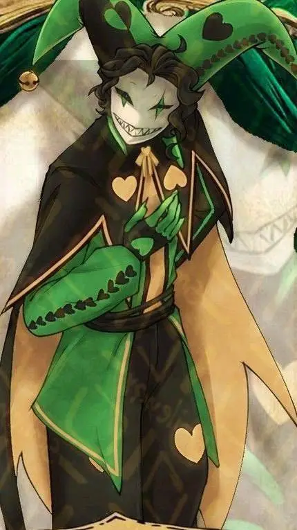 ai character: Harlequin background