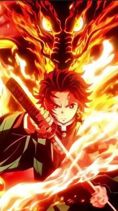 ai character: Tamjiro kamado2 background