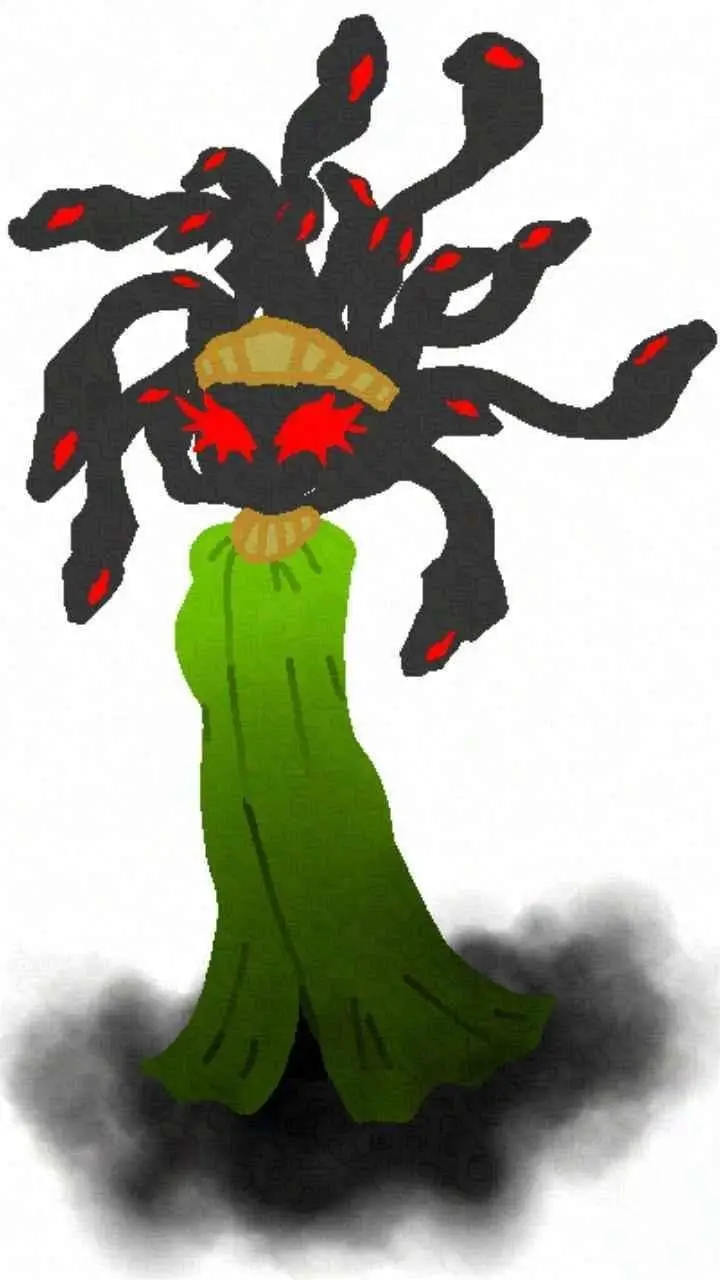 ai character: Medusa background