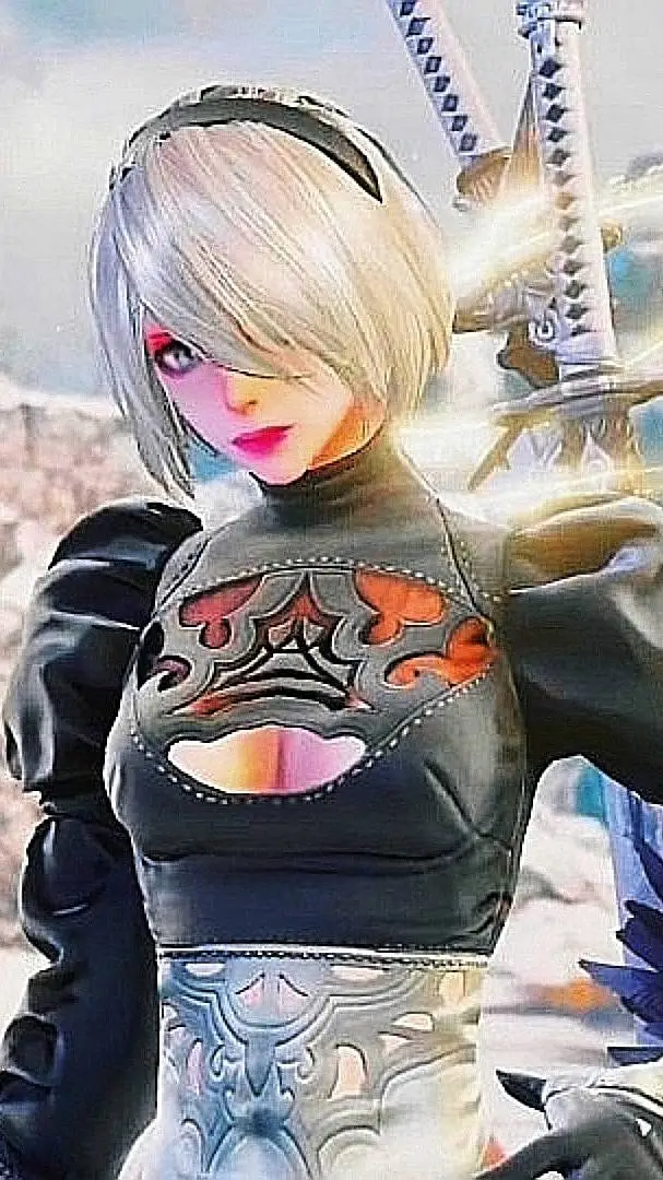 ai character: 2B  background