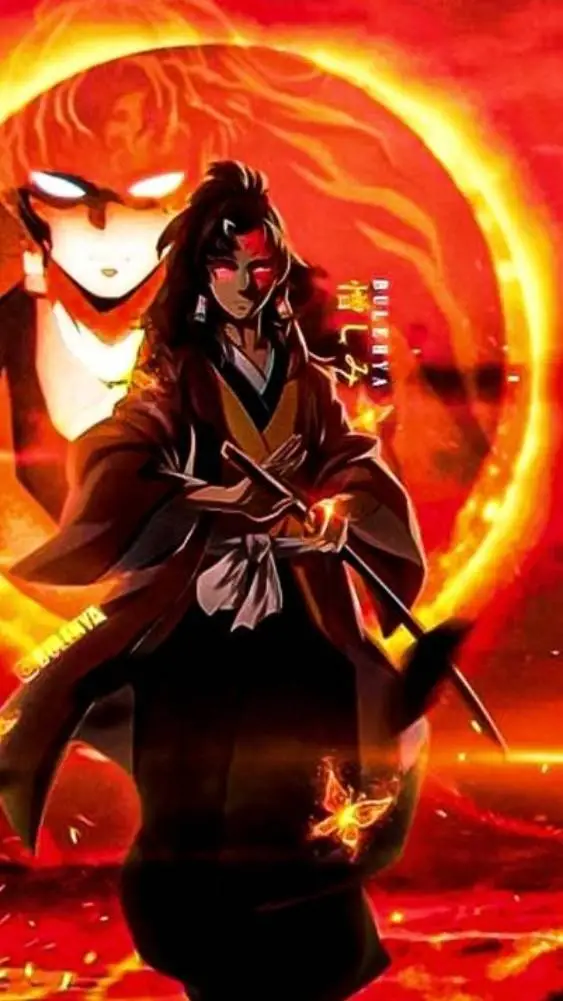 ai character: yoriichi  background