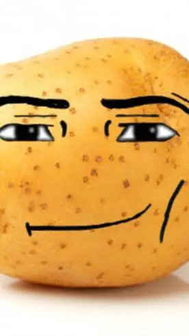 ai character: POTATO  background