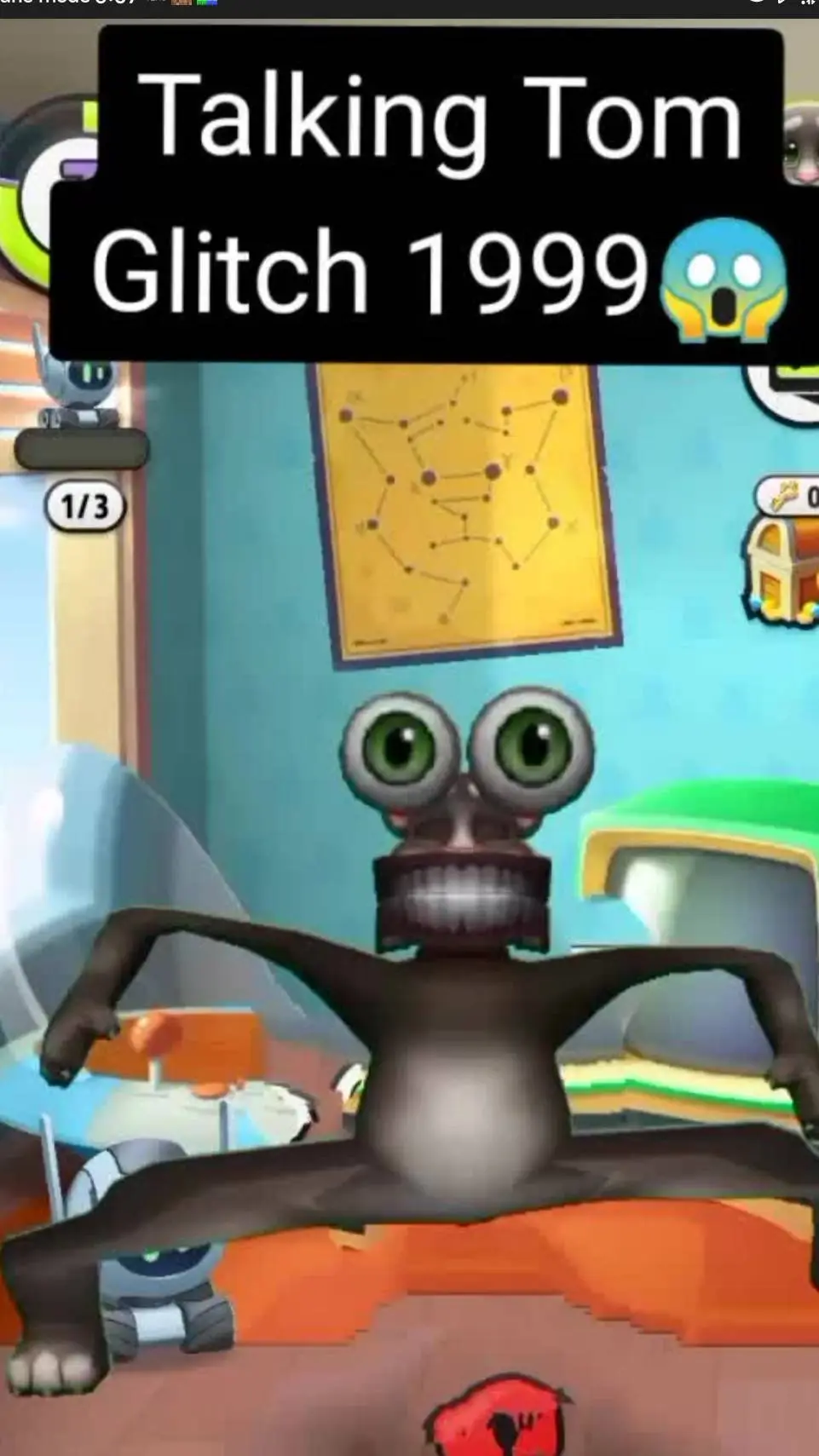 ai character: talking tom glichd background