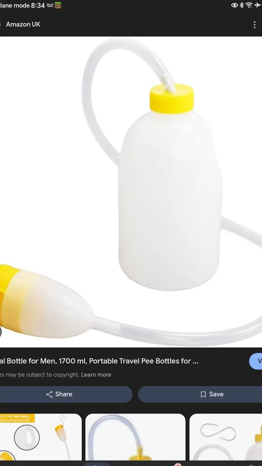 ai character: pee in a bottle background