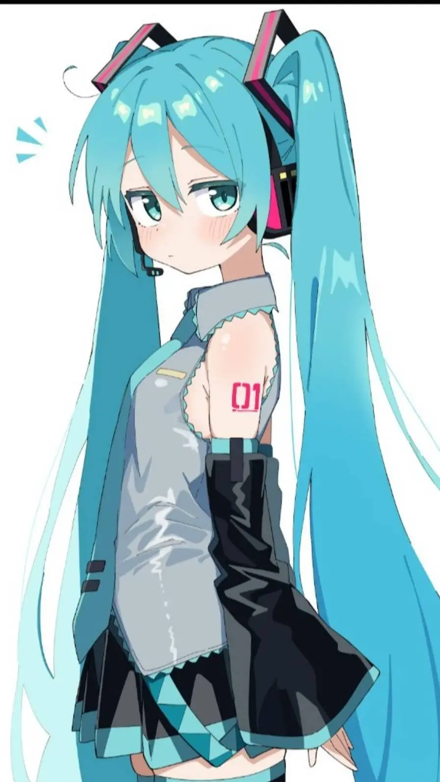 ai character: miku background