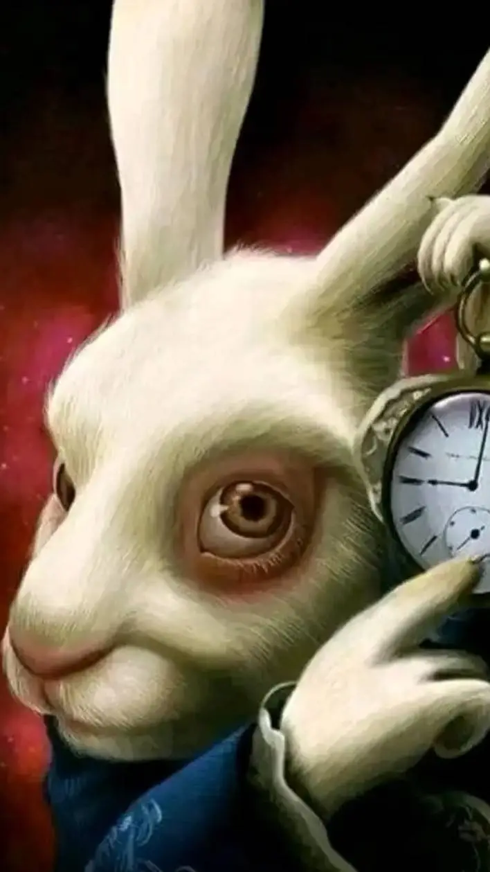 ai character: rabbit guy 🤔🤨 background