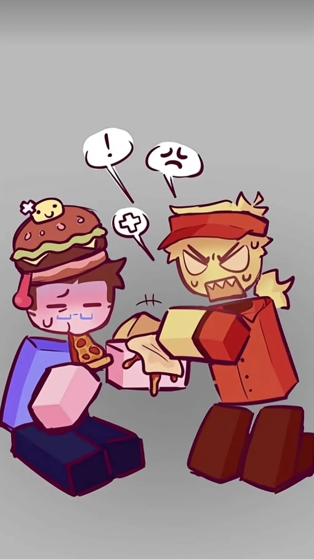 ai character: ★PizzaBurguer★ background