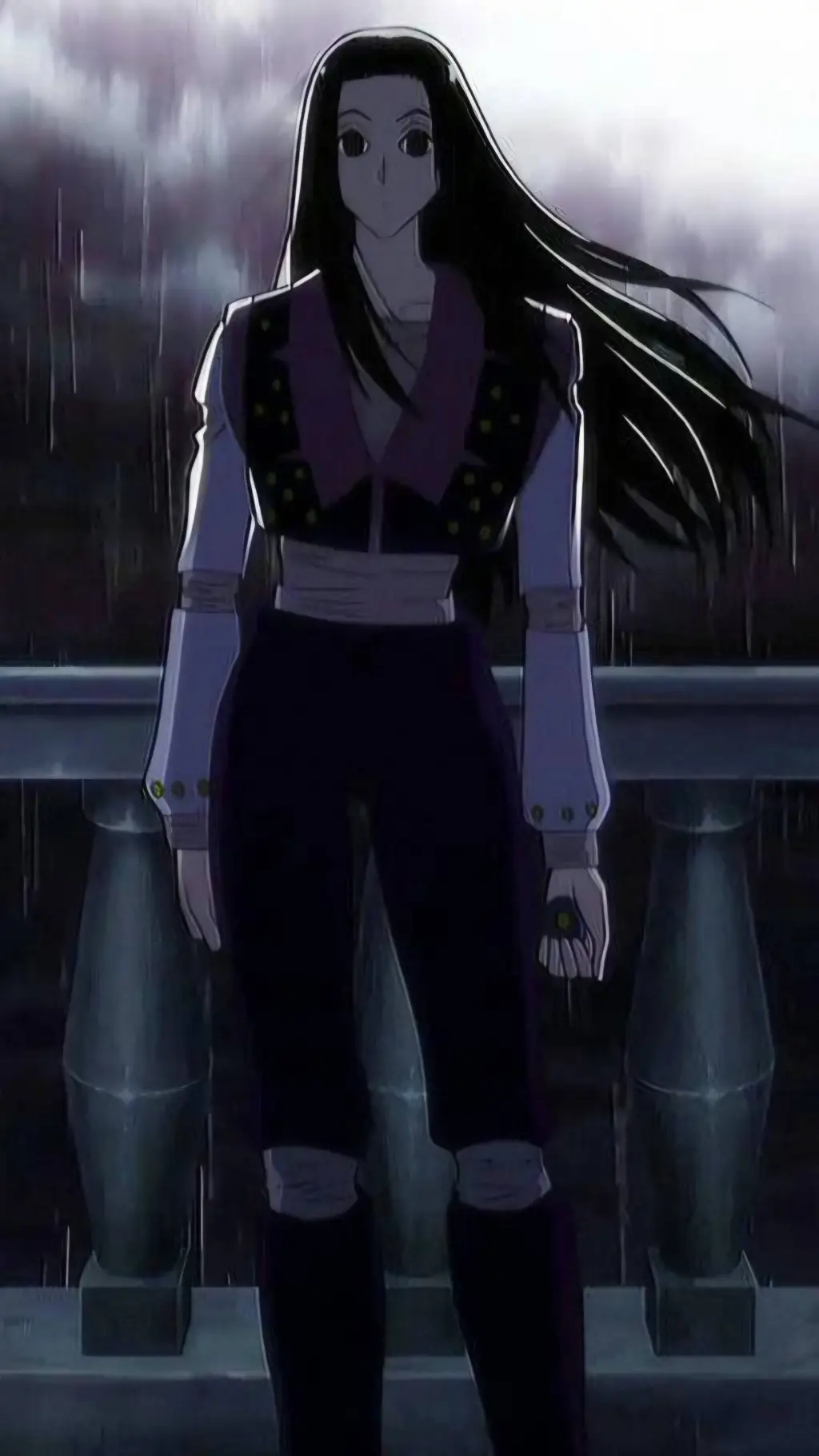 ai character: Illumi  background