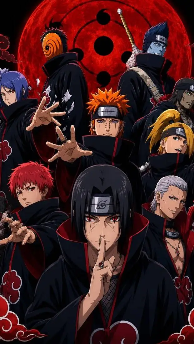ai character: Akatsuki  background