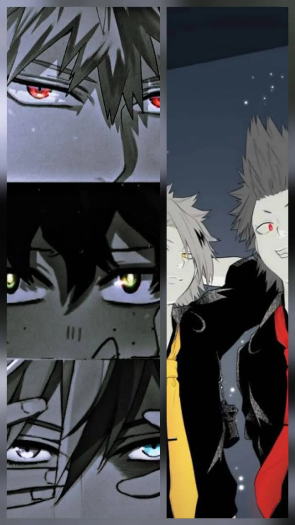 ai character: Mha villains  background