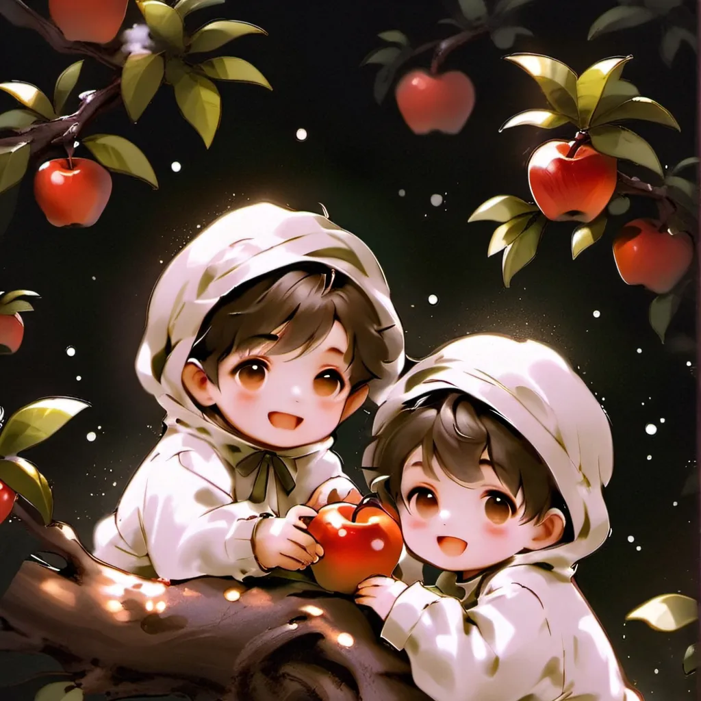 chat with ai character: Apple babies 