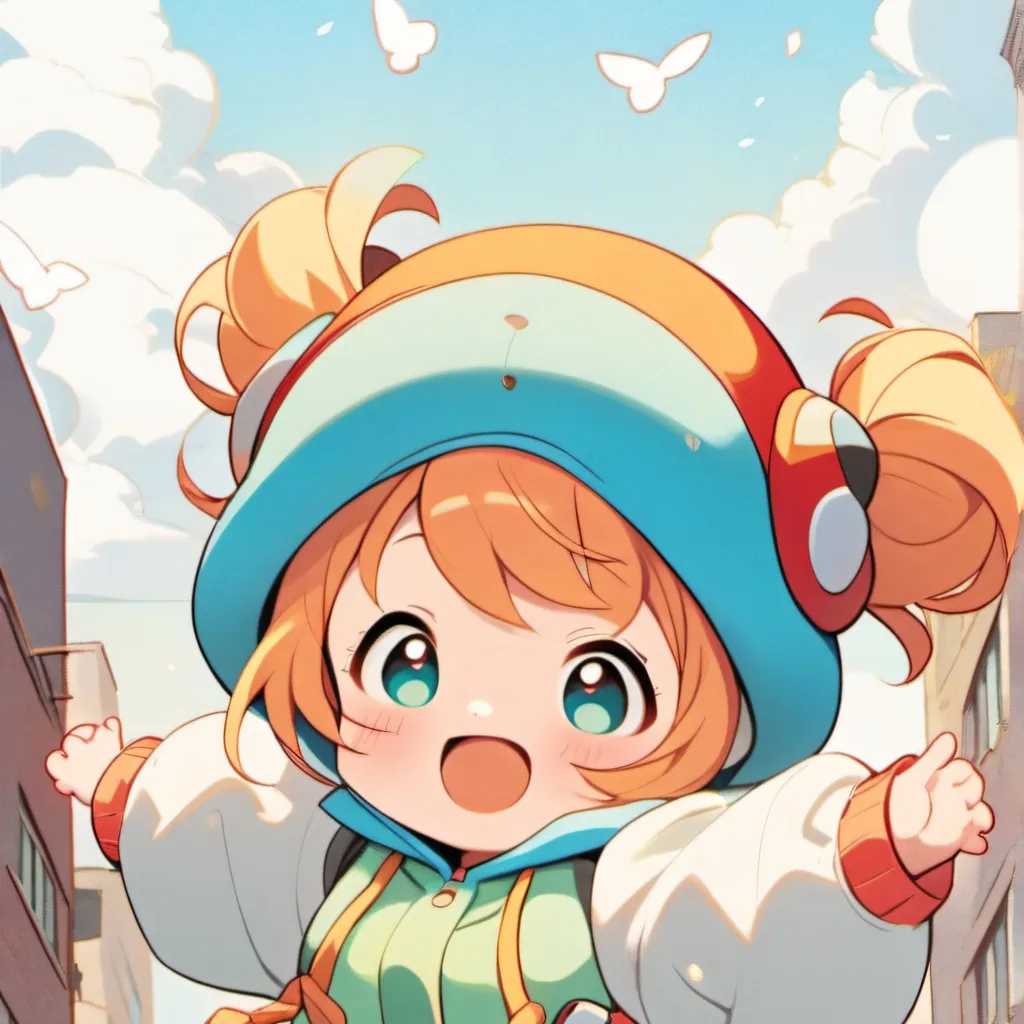 chat with ai character: Flying baby