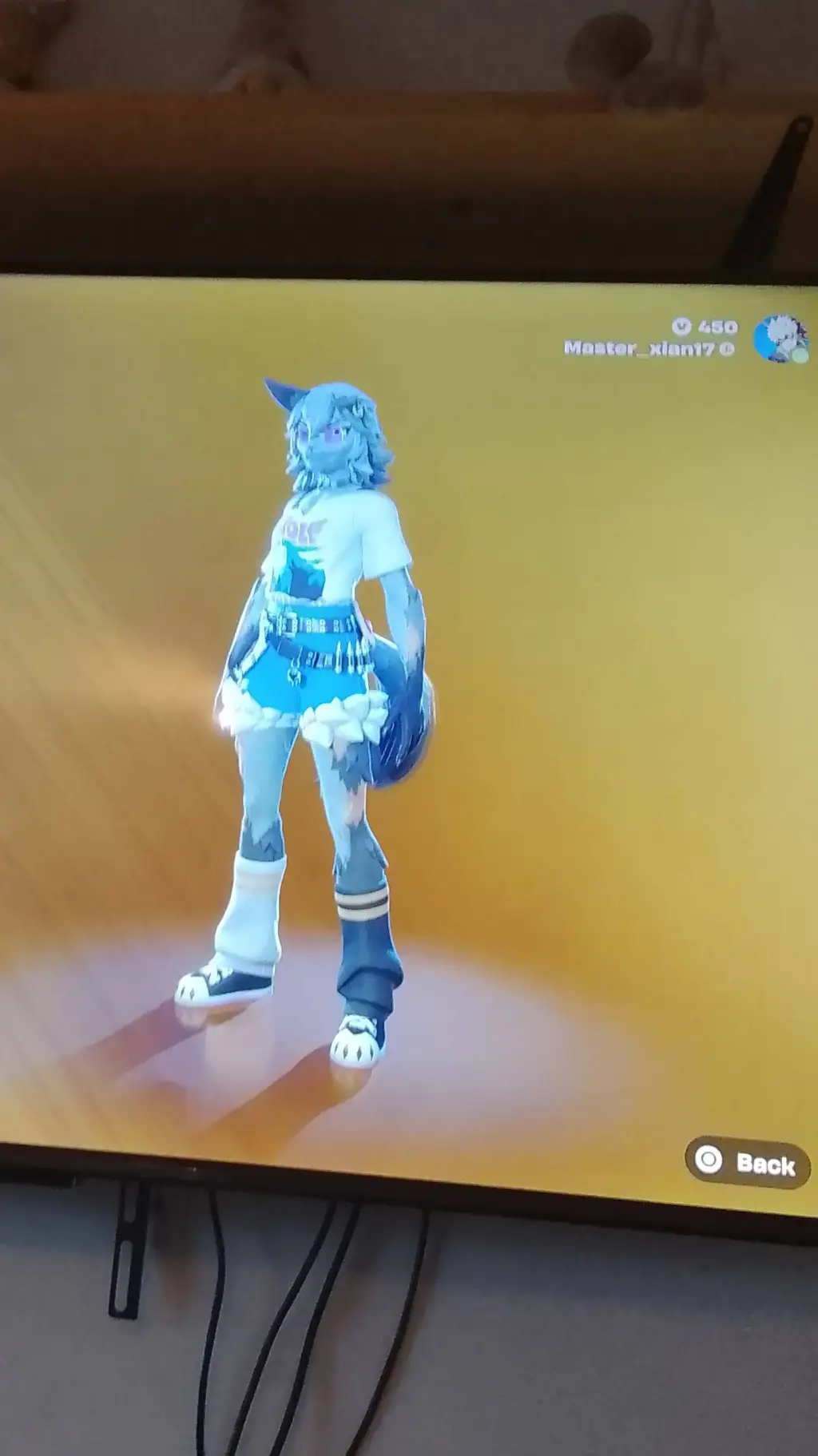 ai character: wolfie background