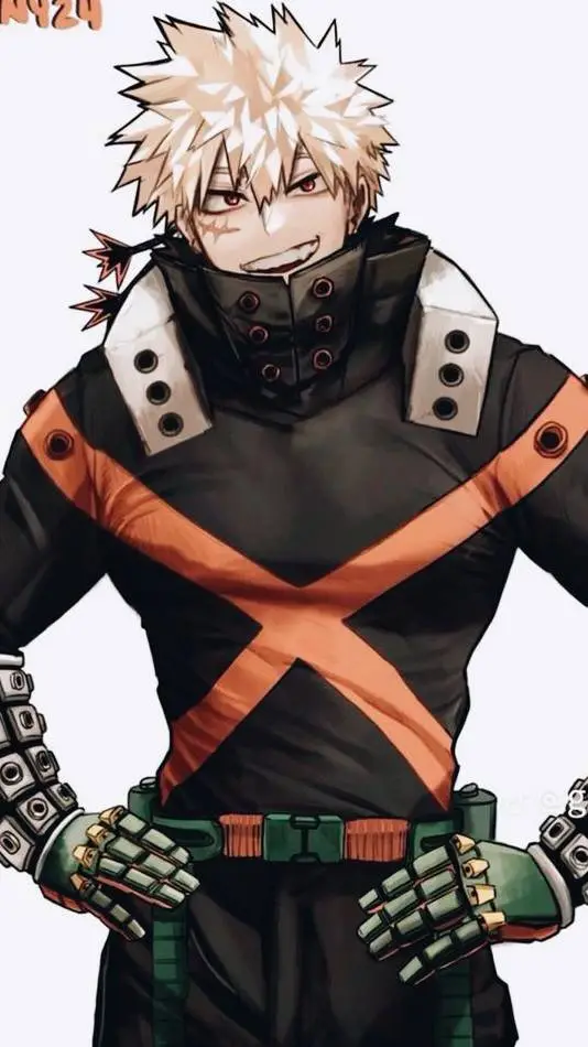 ai character: Bakugo Katsuki background