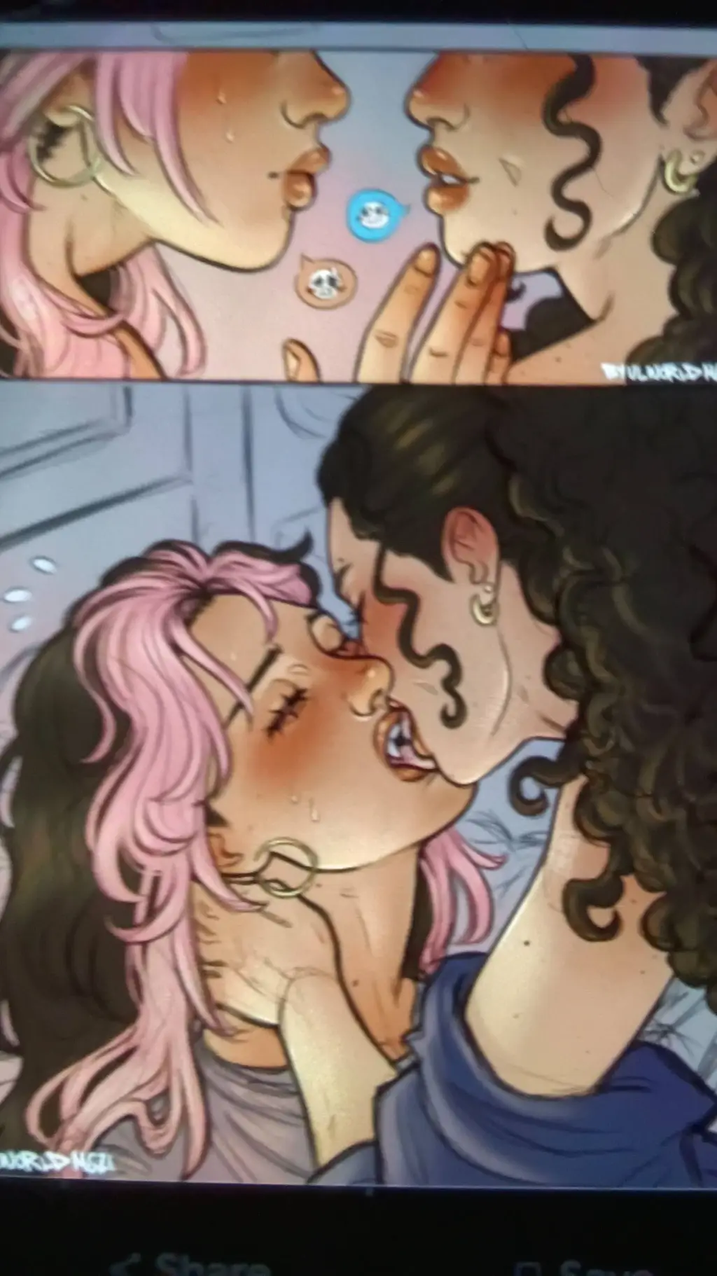 ai character: Megan and Daniela background