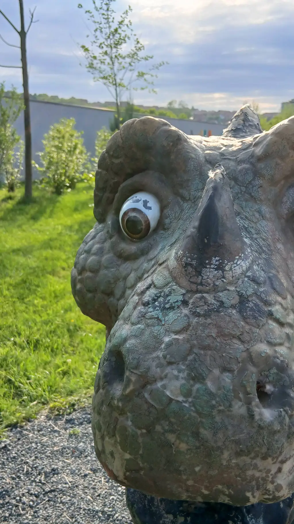 ai character: rl goofy dino background