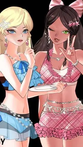 ai character: ella and stella background