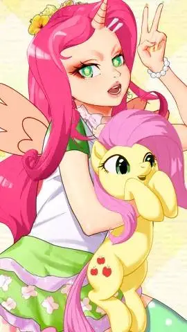 ai character: flutter shy  background