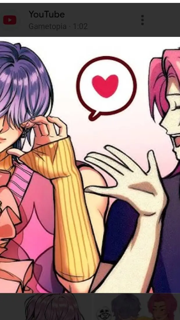 ai character: romance and mystey background