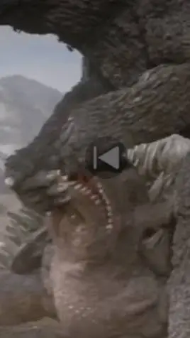 ai character: FAKE GODZILLA!  background