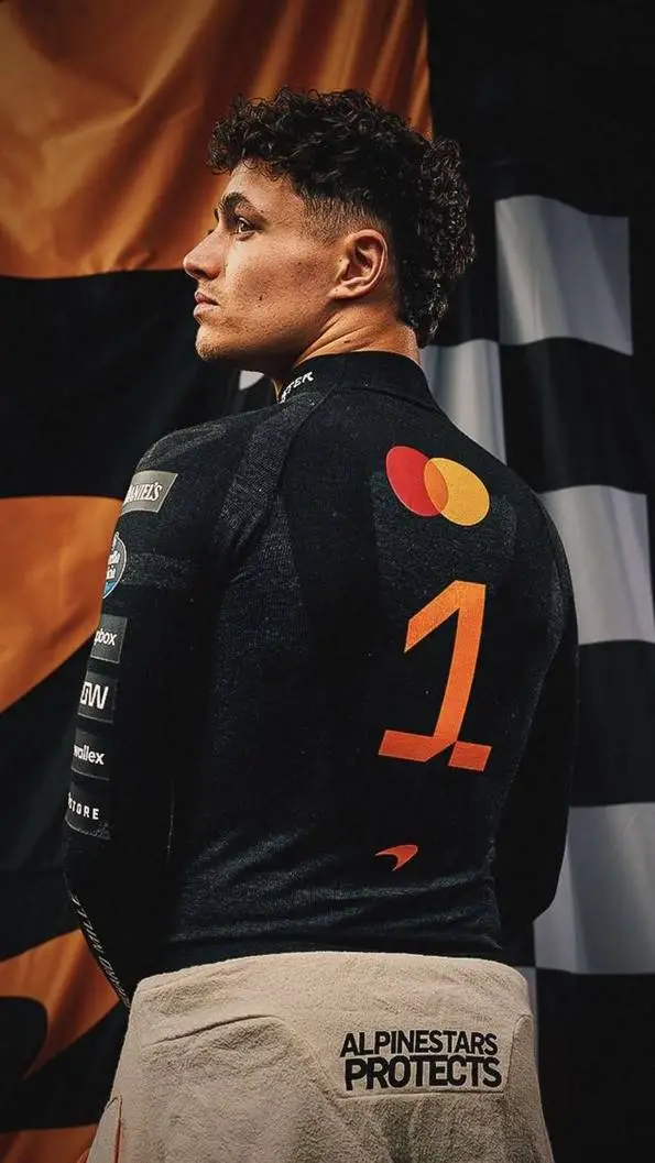 ai character: Lando Norris 🔥 background