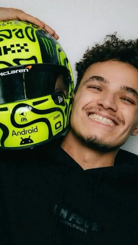 ai character: Lando Norris F1  background