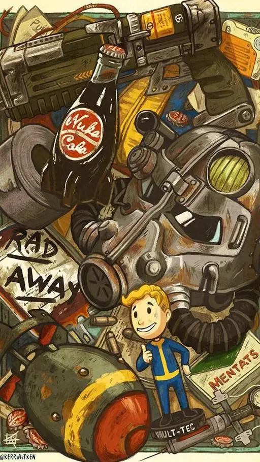 ai character: fallout☢️ background