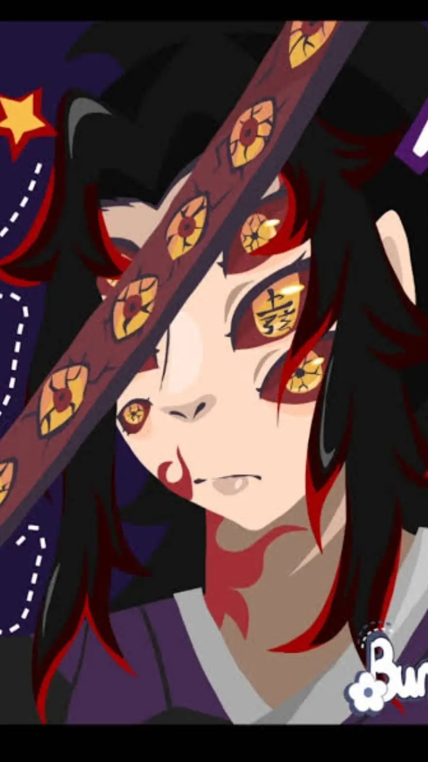 ai character: kokushibo  background
