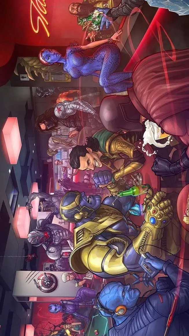 ai character: Marvel Villains  background