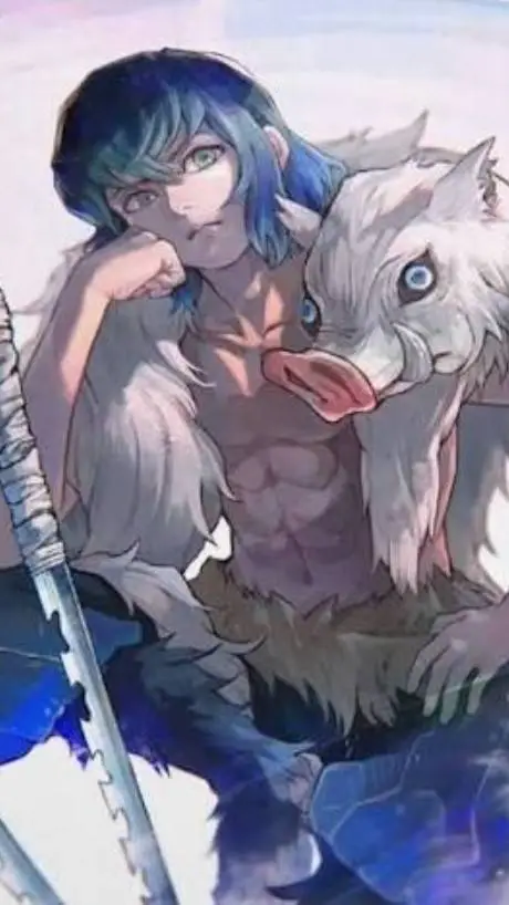 ai character: Inosuke  background