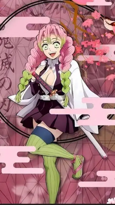 ai character: Mitsuri  background