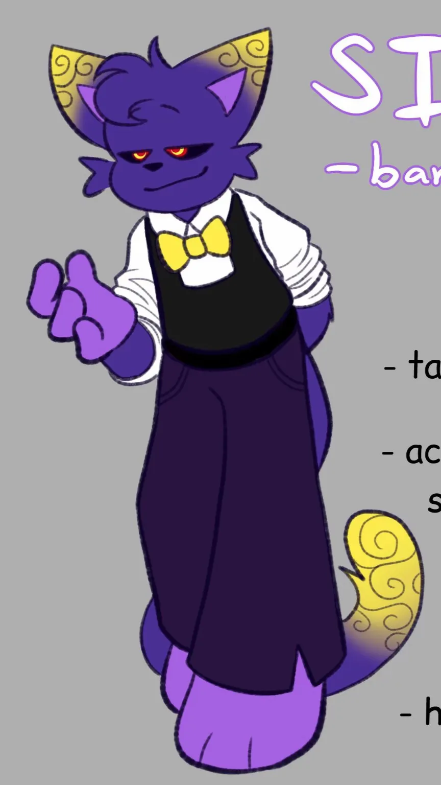 ai character:  Surreal Au:bar  background