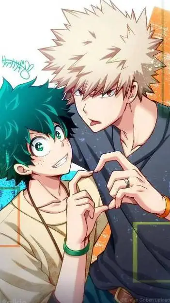 ai character: baku x deku background