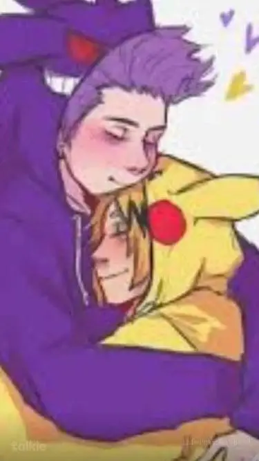 ai character: shinso and denki  background