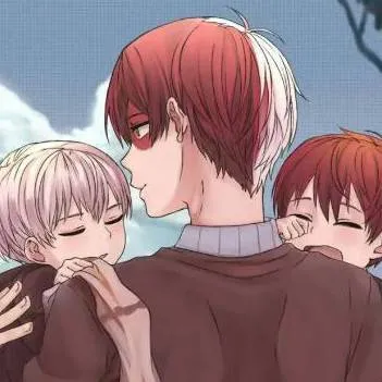 chat with ai character: shoto with a kid!!